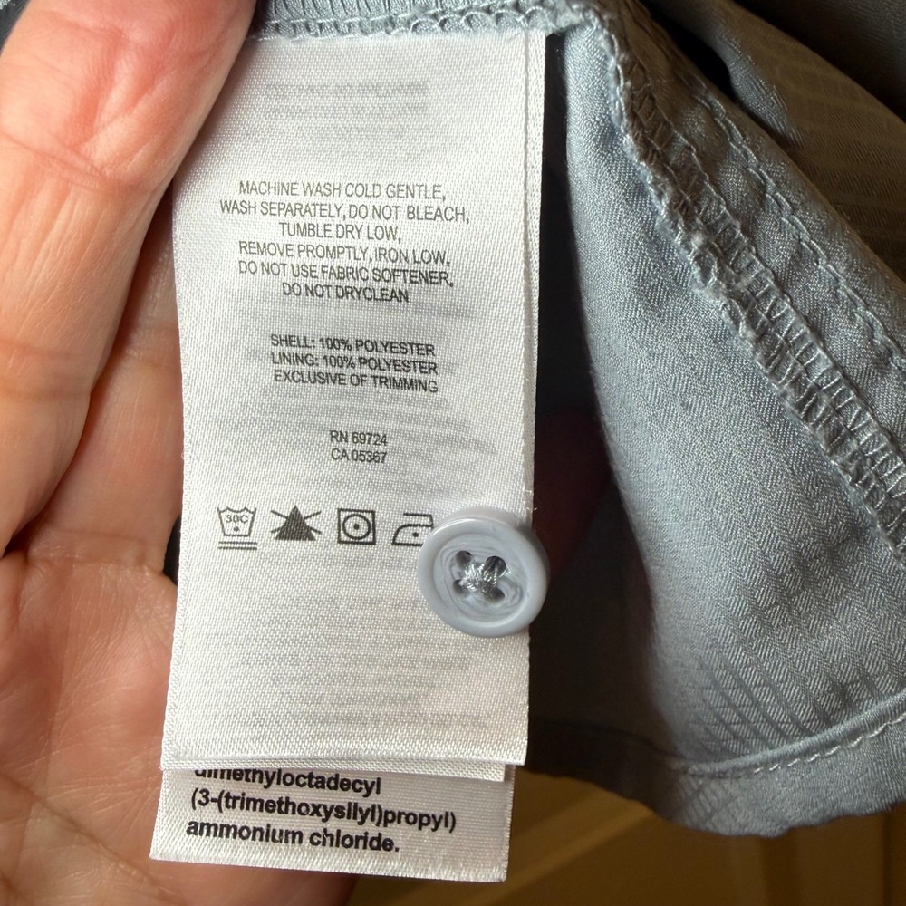 Columbia Men's Gray Sun Protection Long Sleeve Button Up Shirt XL Omni-Shade - Picture 6 of 12